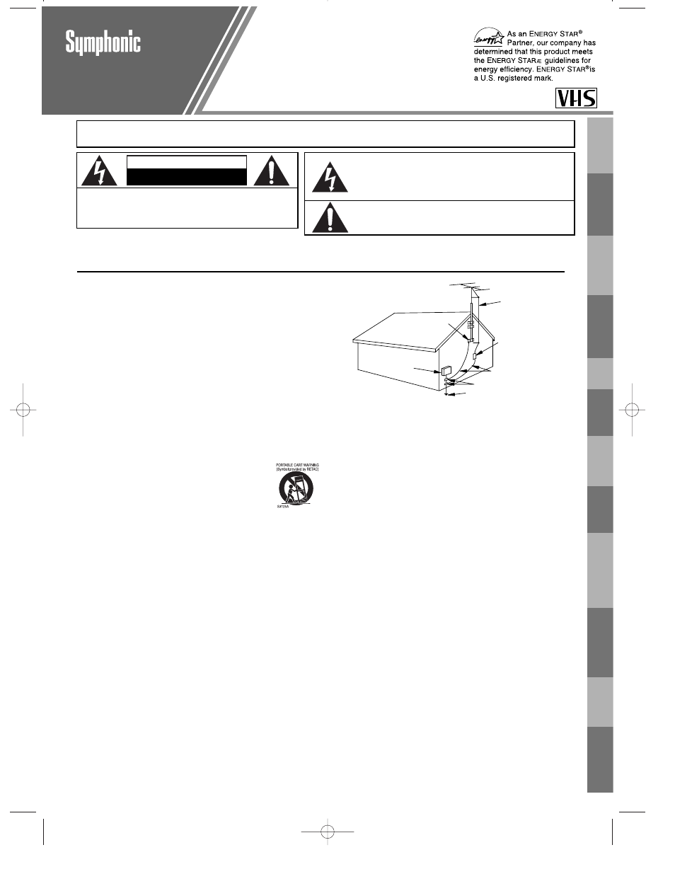 Symphonic SL240C User Manual | 8 pages