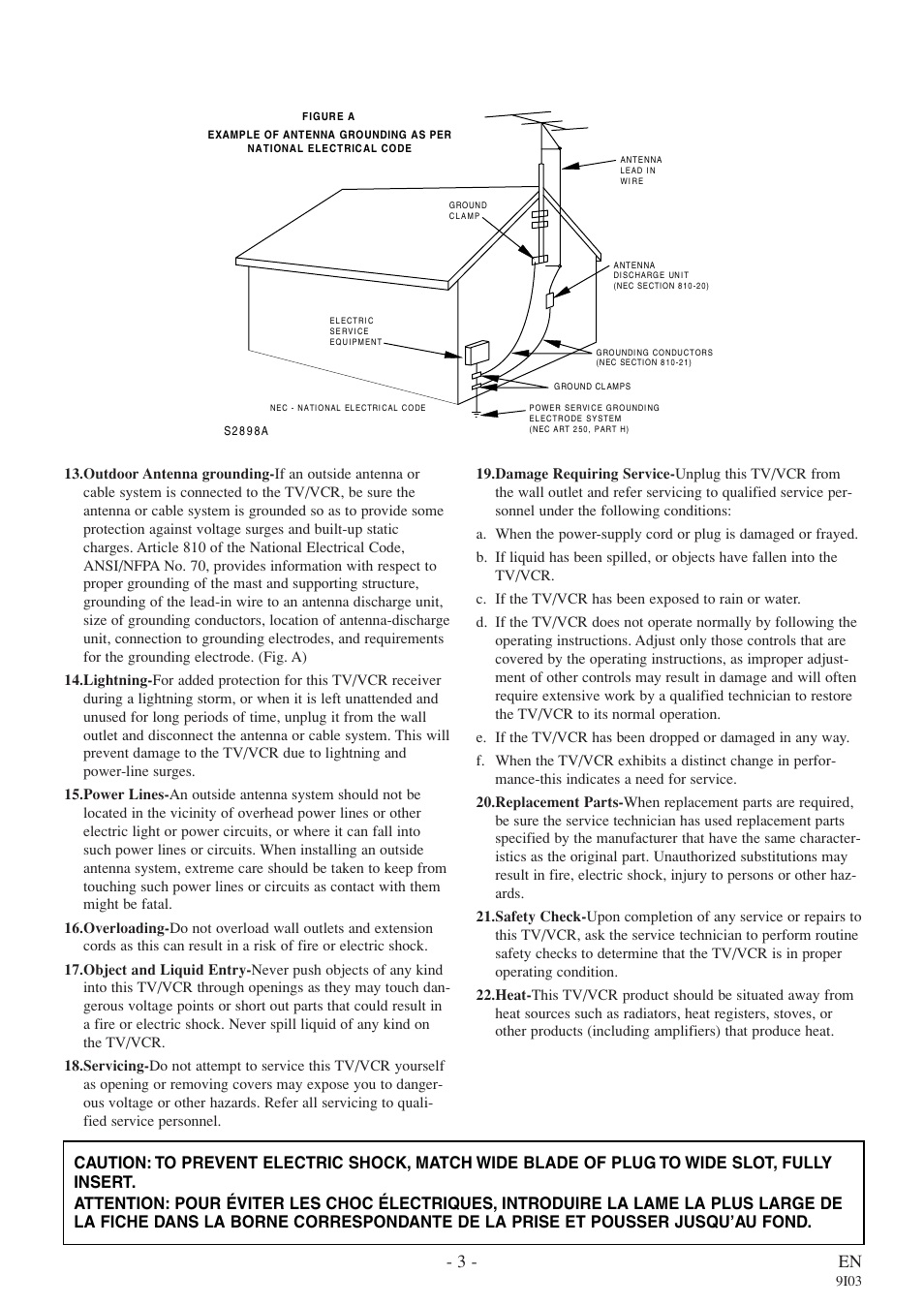 3 - en | Symphonic WF319E User Manual | Page 3 / 32