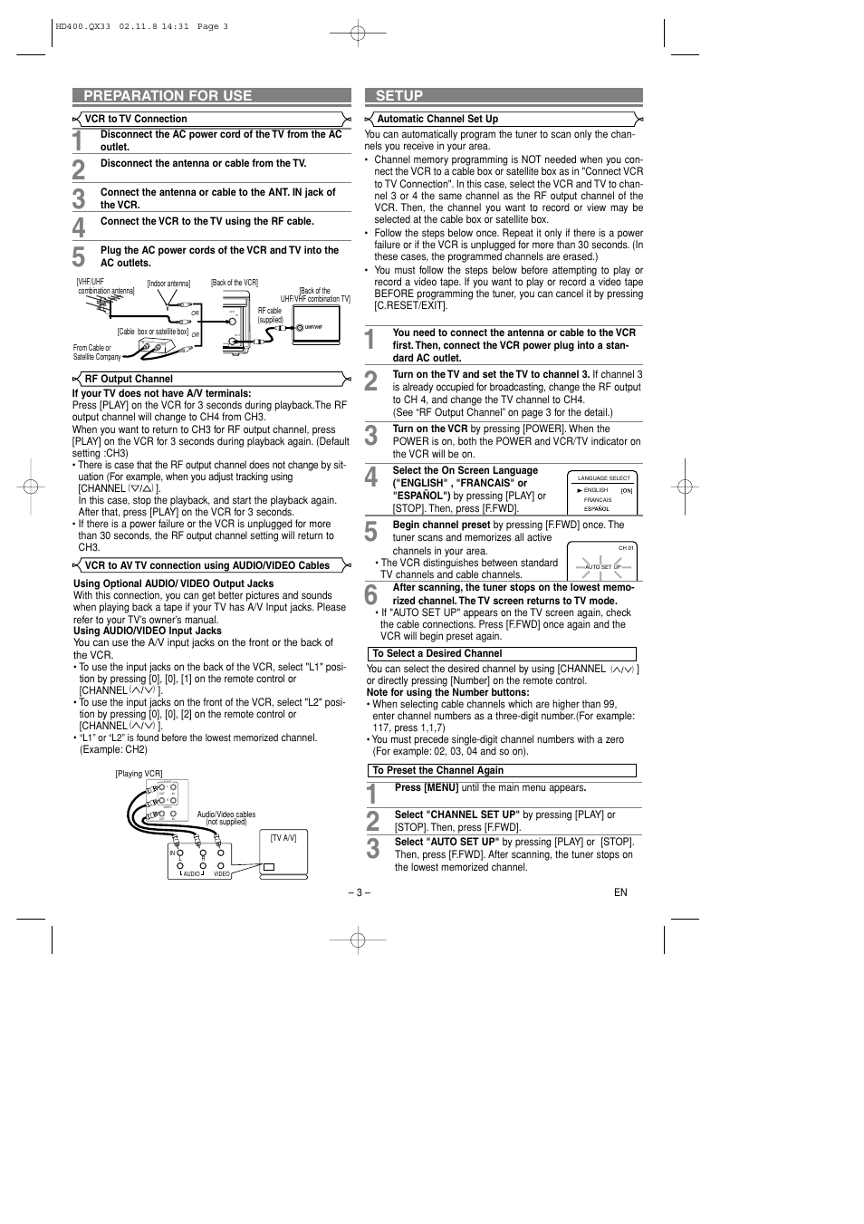 Symphonic SL260D User Manual | Page 3 / 8