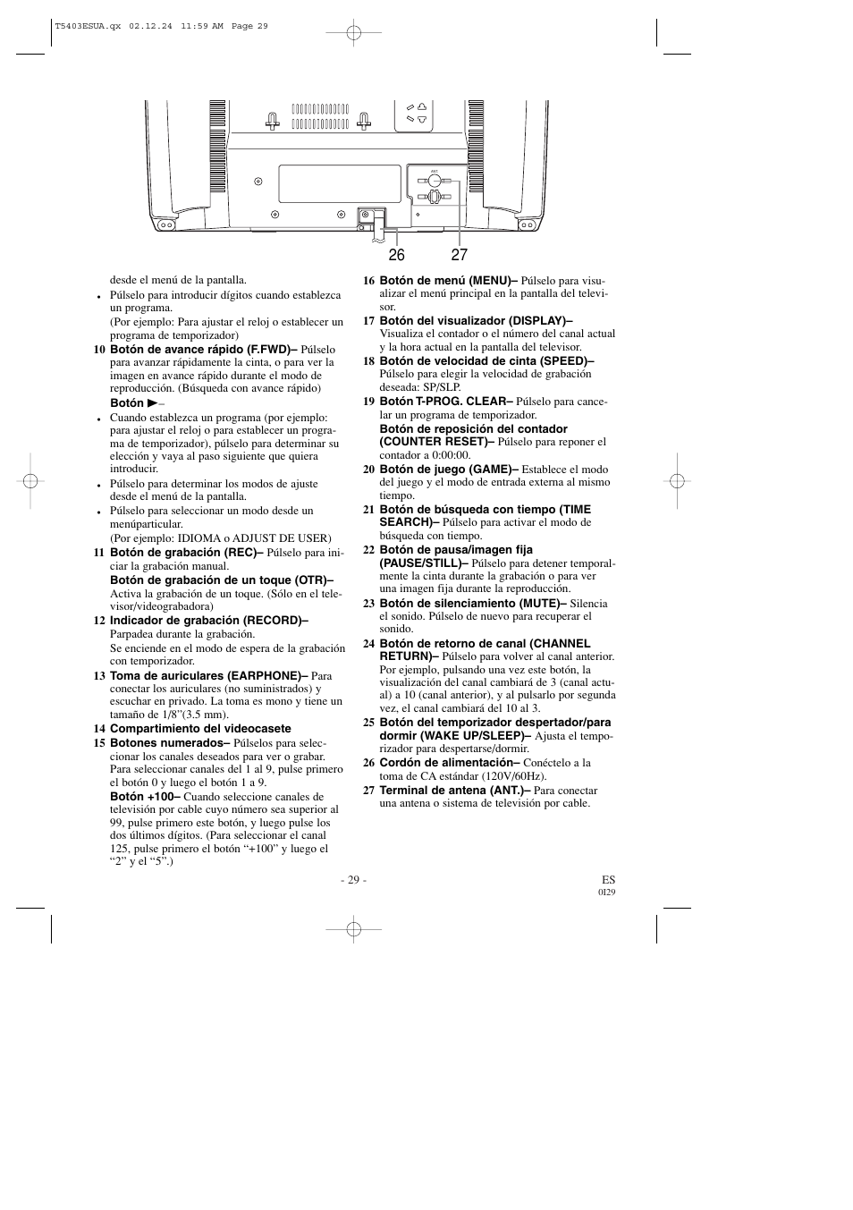 Symphonic SC1303 User Manual | Page 29 / 32