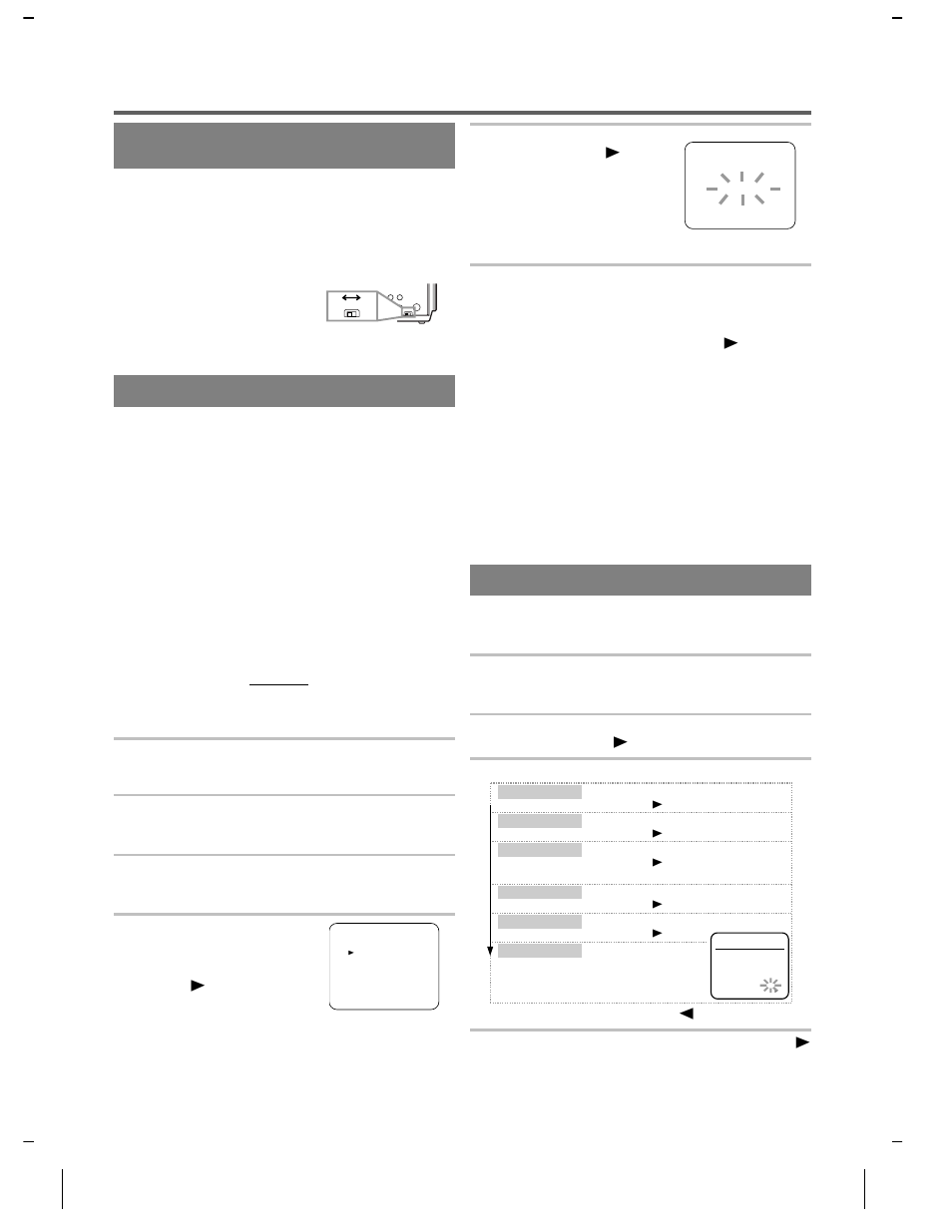 Initial set up for use, Setting the ch3/ch4 switch, Automatic channel set up | Clock set up | Symphonic SF225B User Manual | Page 7 / 16