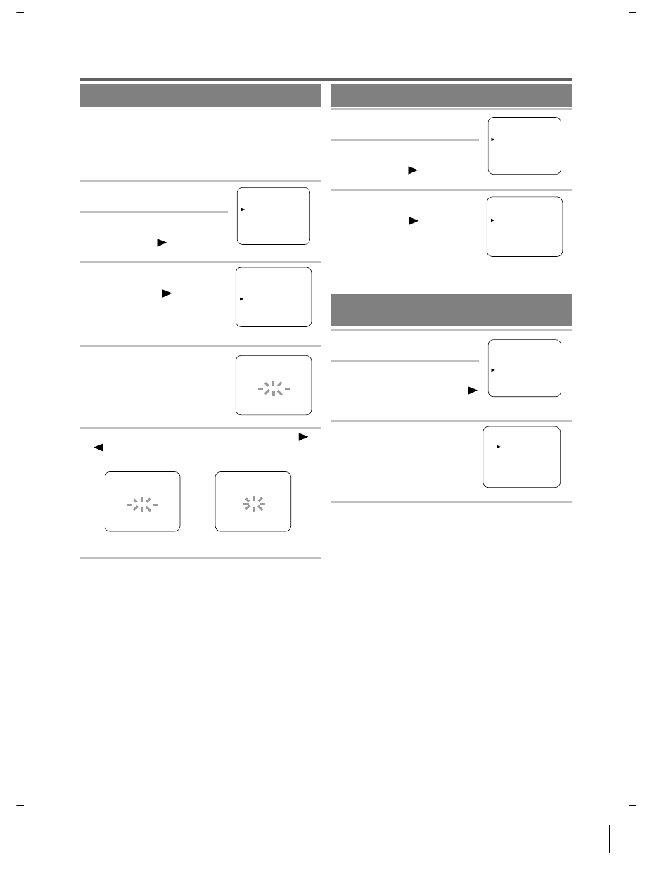 Set up for use again, Channel set up again, Selecting the on screen language | By press- ing the menu button, By pressing the ▲ or ▼ button, By pressing the reset/exit button | Symphonic SF225B User Manual | Page 8 / 16