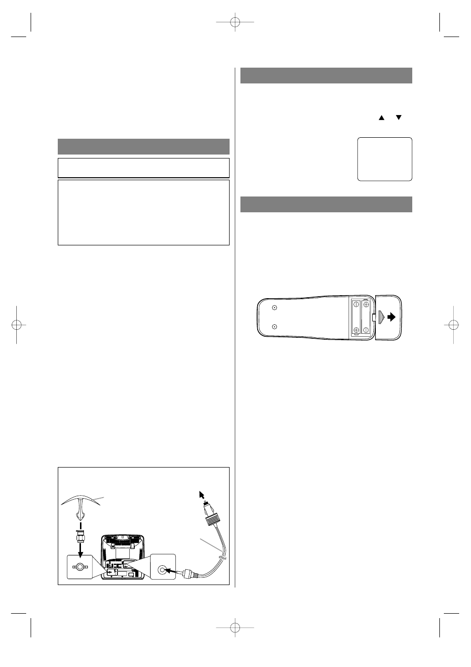 Installing the batteries, External input mode, Mobile connection | Symphonic DSC313B User Manual | Page 10 / 36