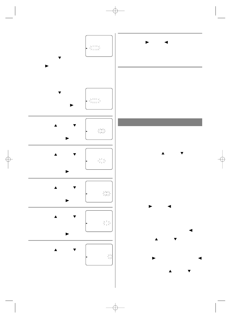 Timer program extension, 23 - en, Set beginning hour | Set beginning minute, Set end hour, Set end minute, Set the tape speed, Finish setting the program, Set the timer, 0b19 | Symphonic DSC313B User Manual | Page 23 / 36