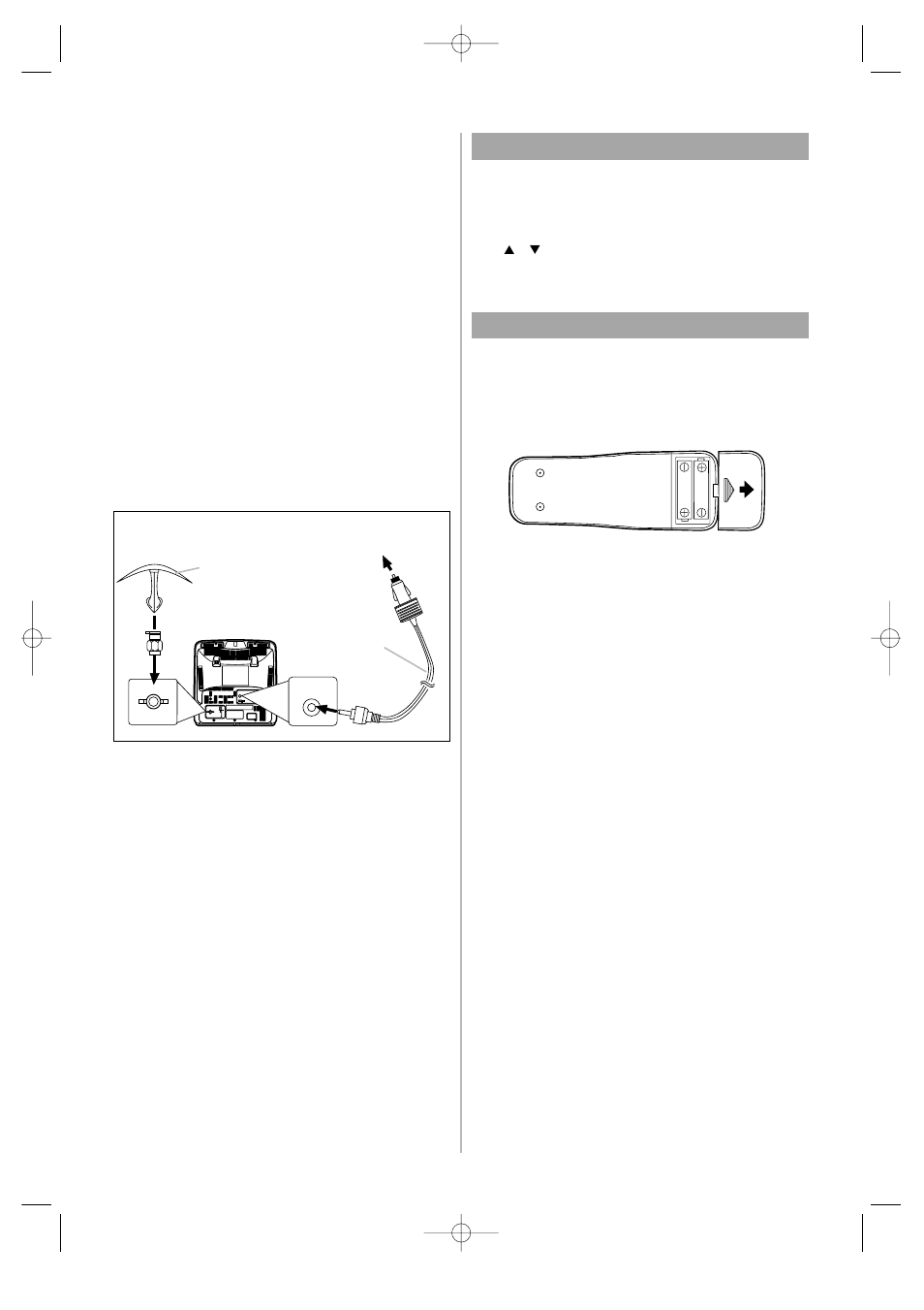 Modo de entrada externa, Instalación de las pilas | Symphonic DSC313B User Manual | Page 32 / 36