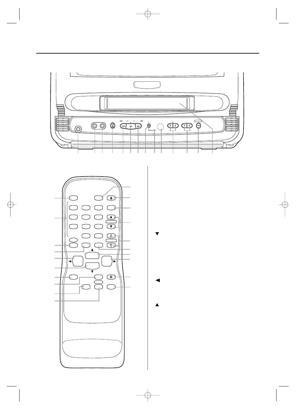 Operating controls and functions | Symphonic DSC313B User Manual | Page 7 / 36