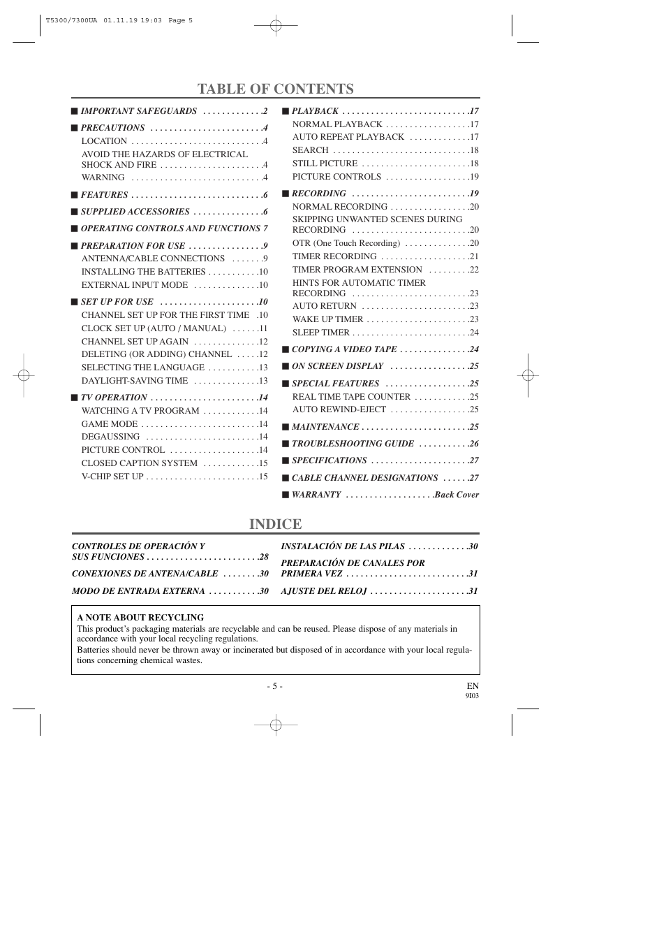 Symphonic SC313C User Manual | Page 5 / 32