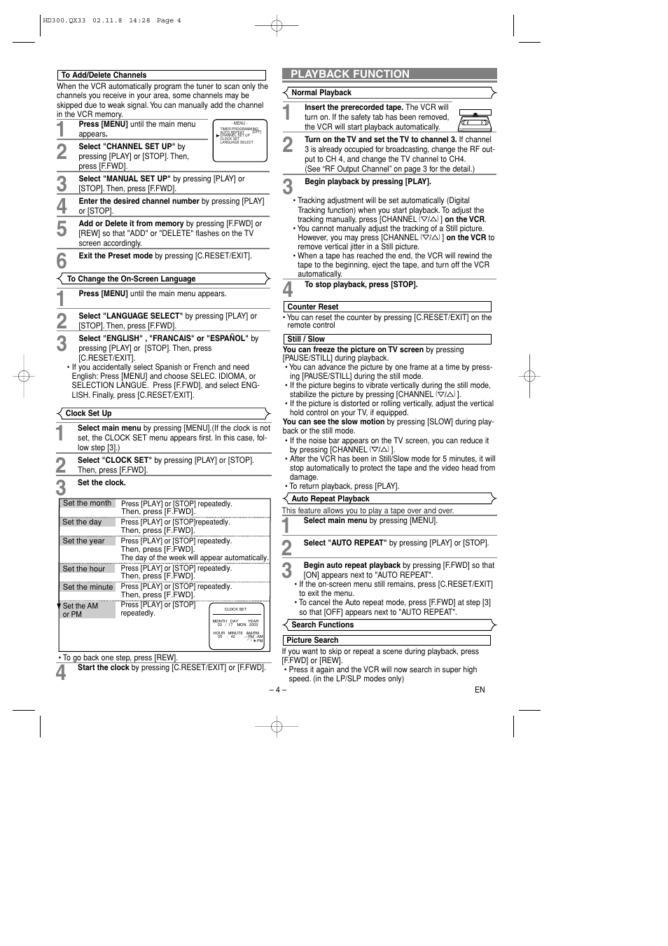 Symphonic SL240D User Manual | Page 4 / 8