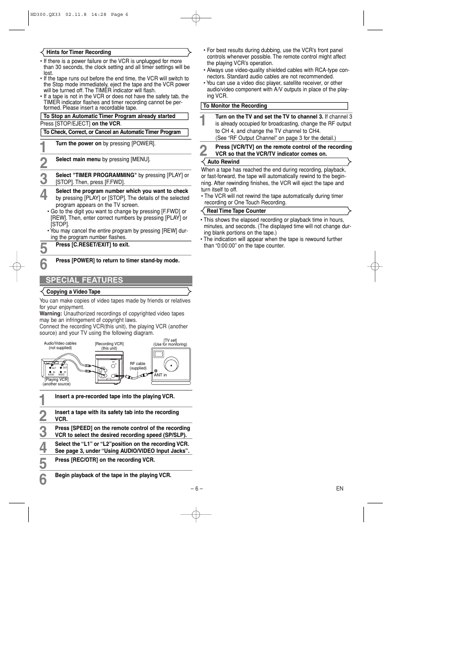 Symphonic SL240D User Manual | Page 6 / 8