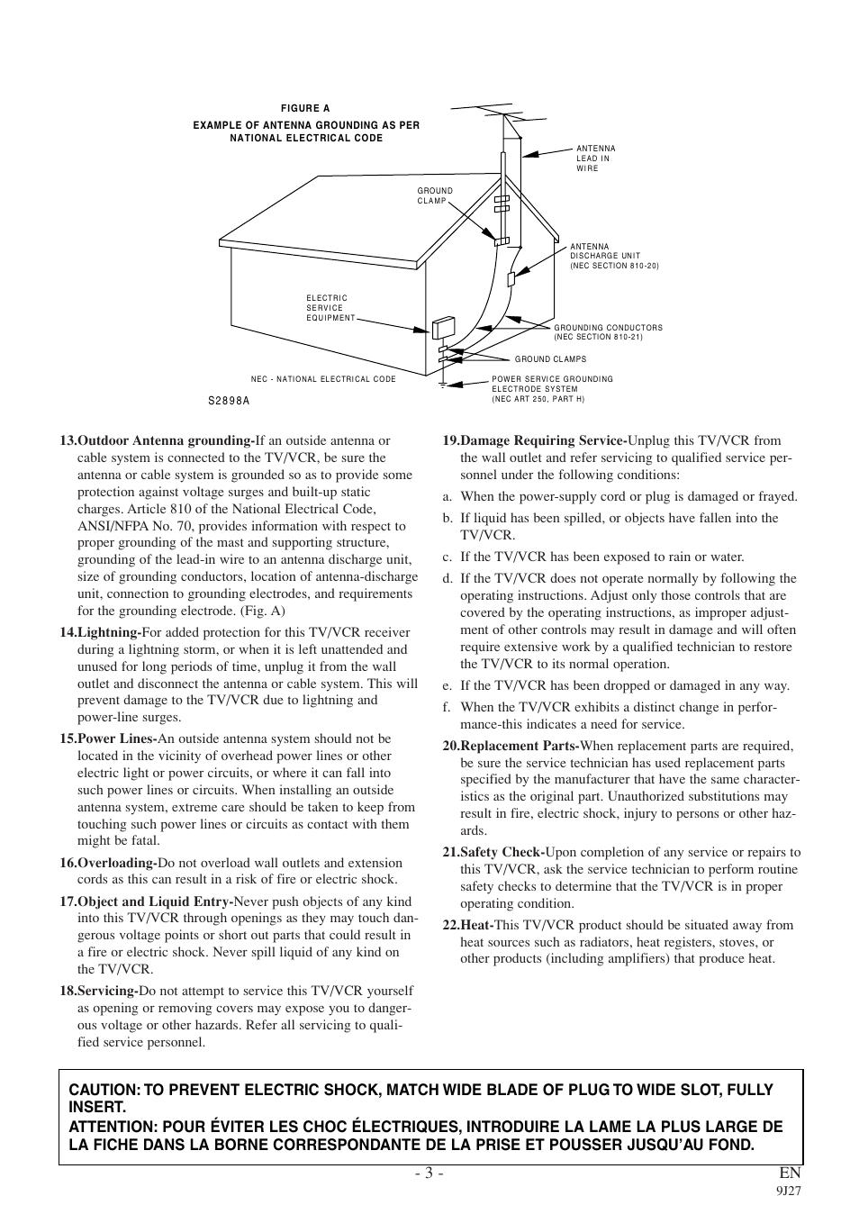 3 - en | Symphonic SC309E User Manual | Page 3 / 32