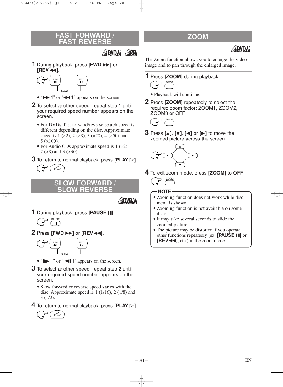 Symphonic LCD TV/DVD User Manual | Page 20 / 36