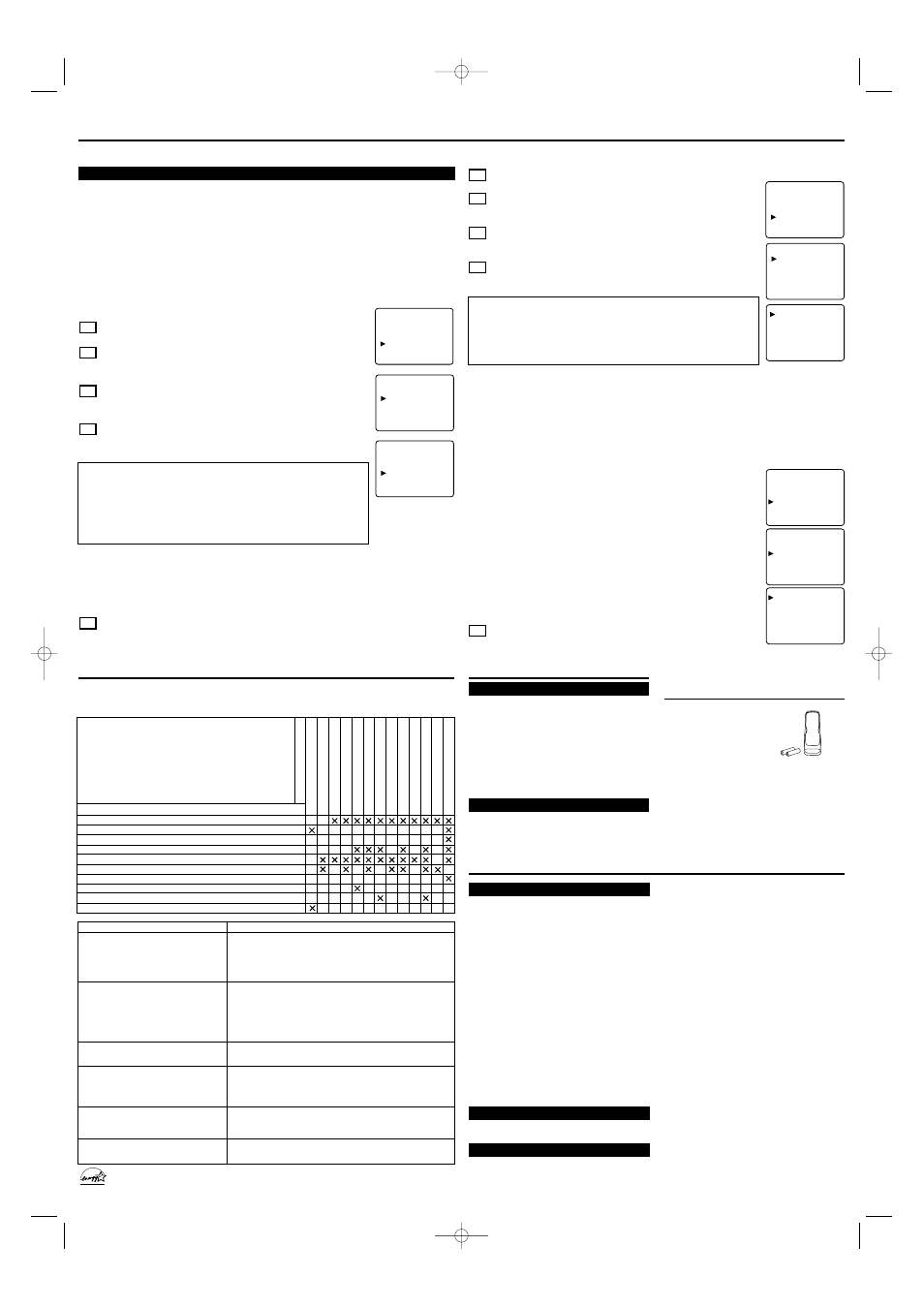 Especificaciones, Operaciones (seguimiento), Mantenimiento | Accesorios incluidos guia en caso de fallas | Symphonic WF-1901 User Manual | Page 8 / 8