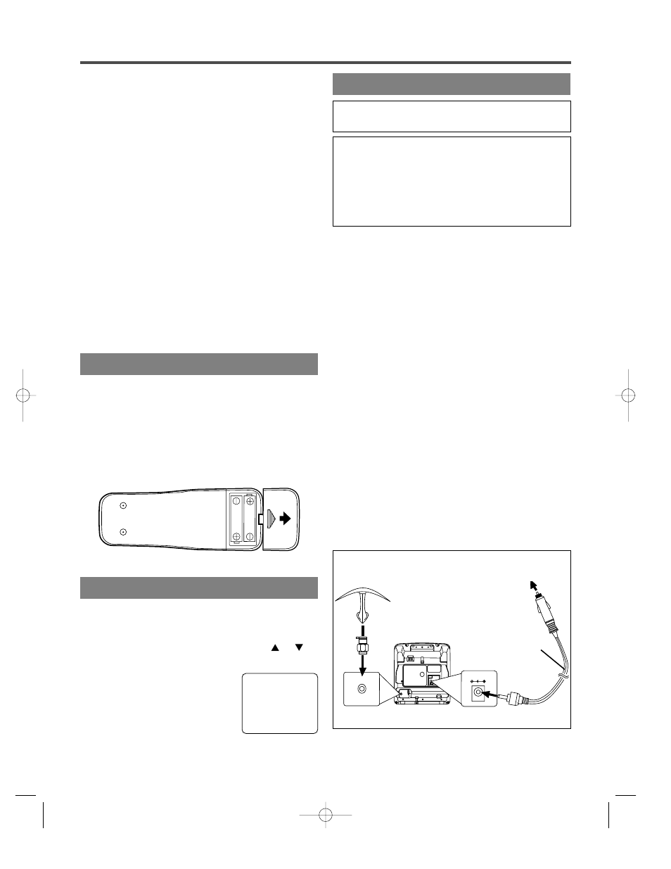 Installing the batteries, External input mode, Mobile connection | Symphonic SC309C User Manual | Page 10 / 32