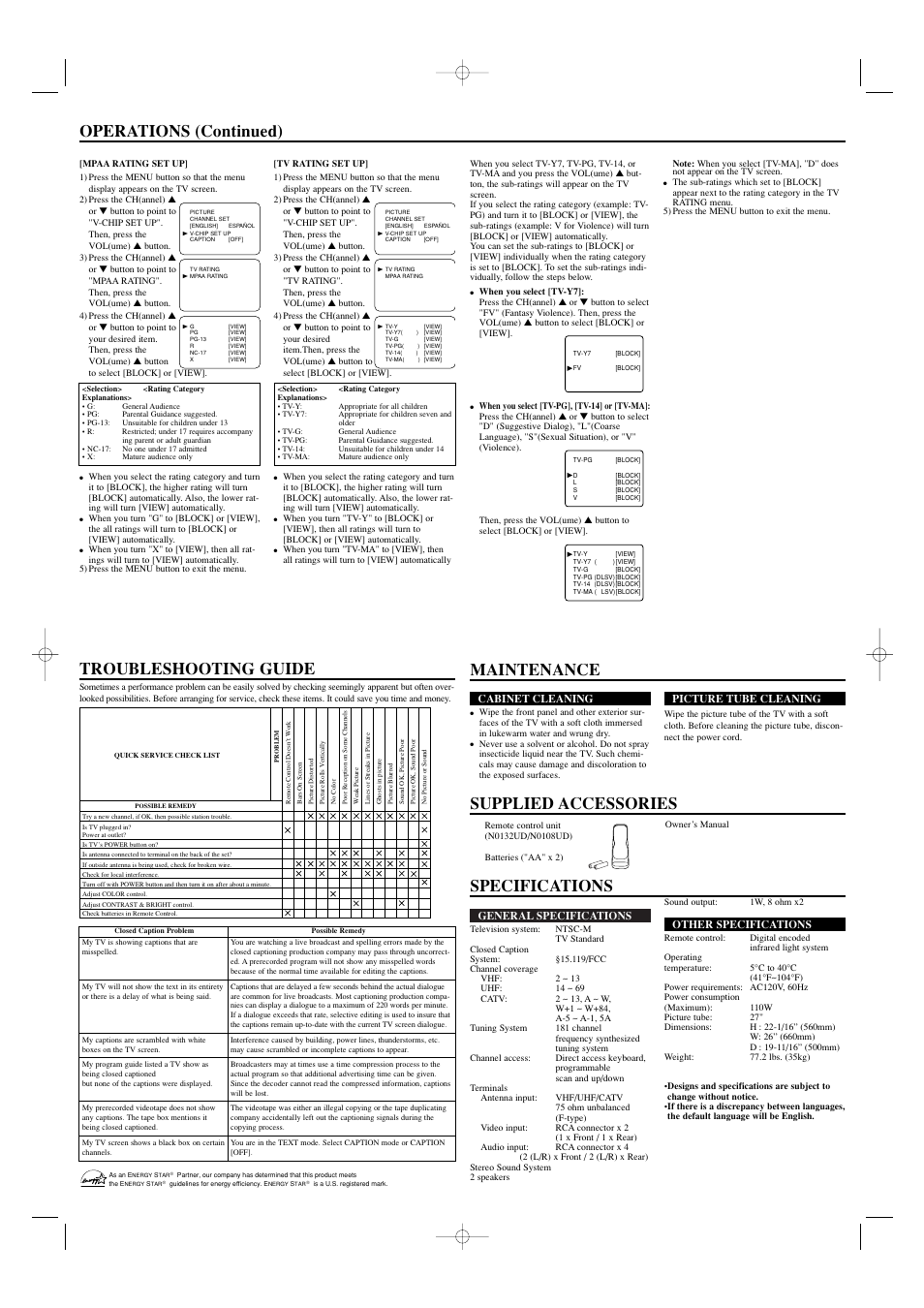 Symphonic WF2702 User Manual | Page 4 / 4