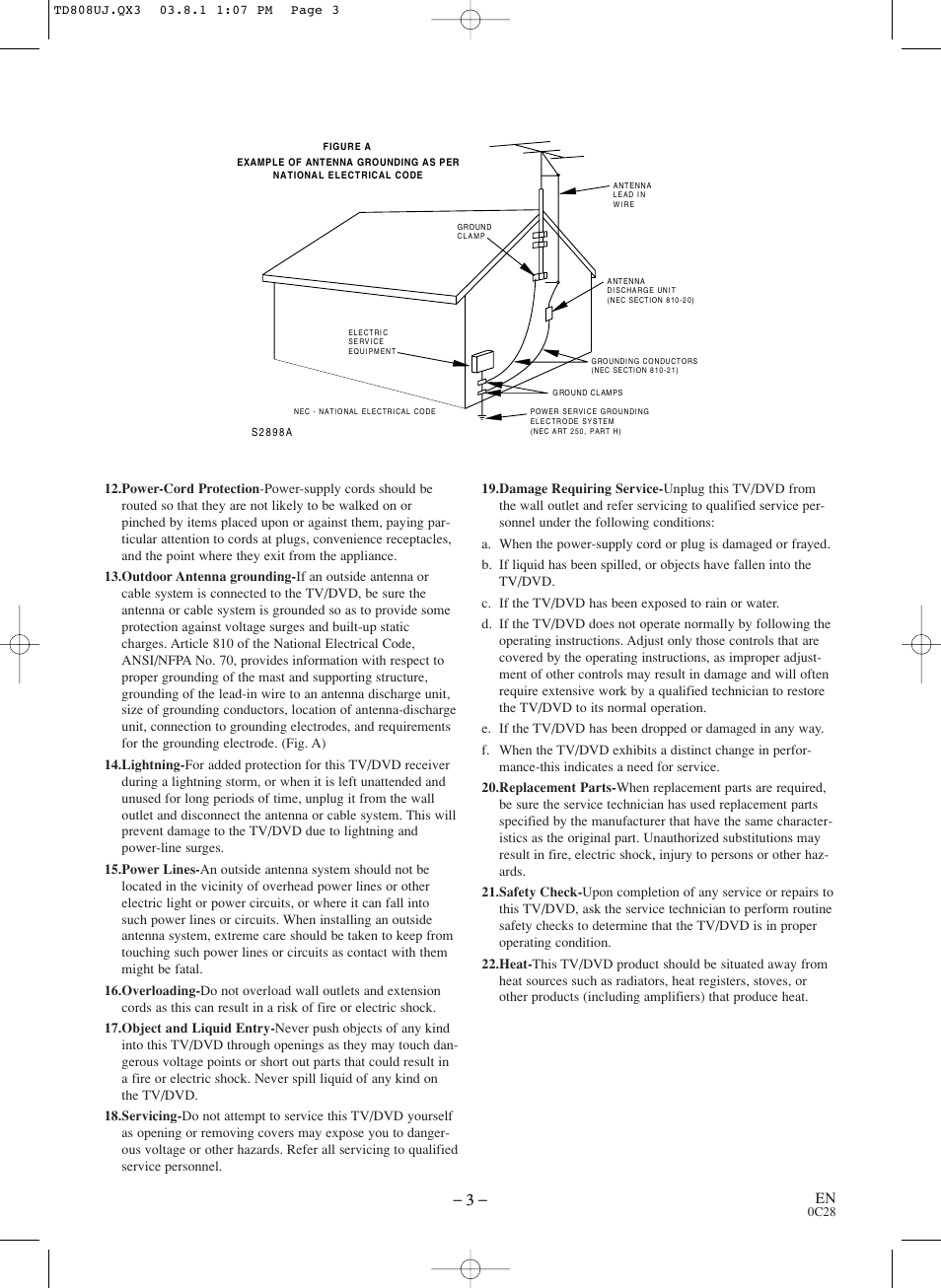 Symphonic BL519DD User Manual | Page 3 / 34