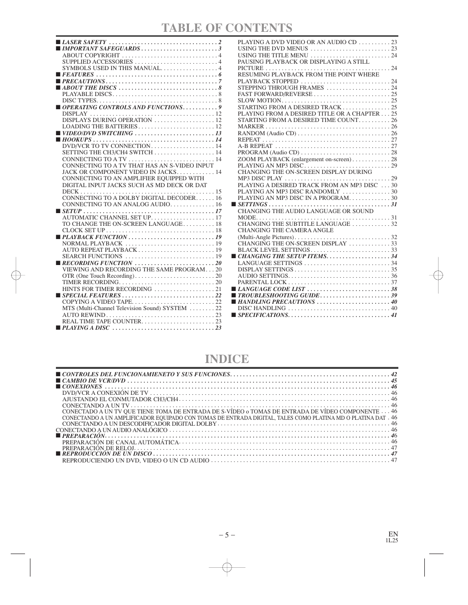 Symphonic WF802 User Manual | Page 5 / 48