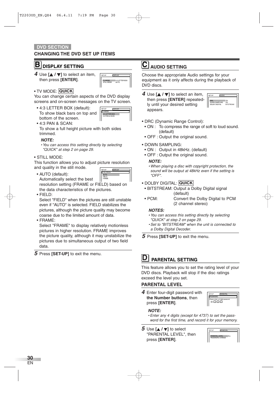 Symphonic SC724DF User Manual | Page 30 / 44