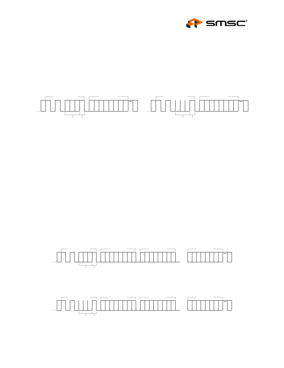 3 i2c eeprom byte read, Figure 10.4 i2c eeprom byte read, 4 i2c eeprom sequential byte reads | Figure 10.5 i2c eeprom sequential byte reads, I2c eeprom byte read, I2c eeprom sequential byte reads, Datasheet | SMSC LAN9311i User Manual | Page 143 / 460