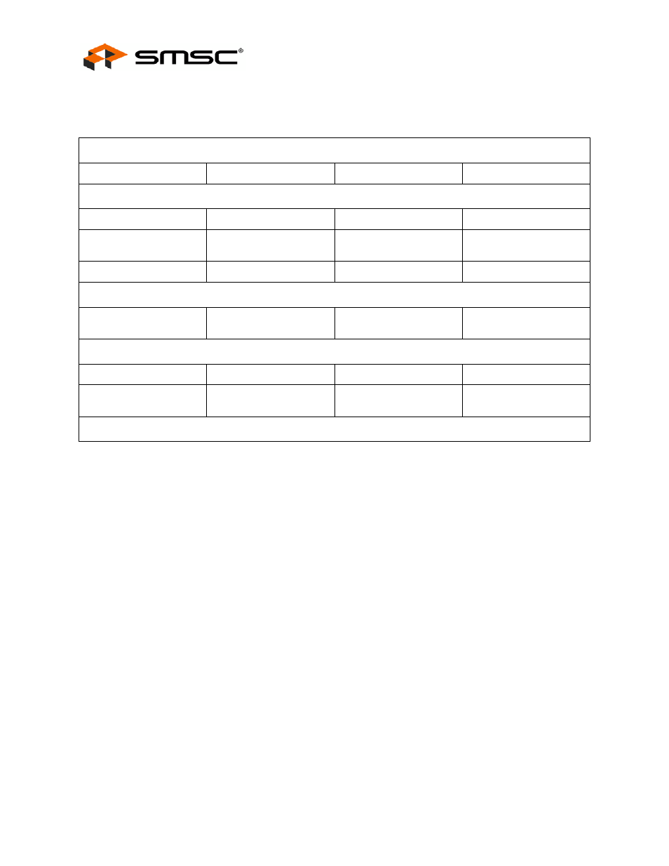 Table 2.2 2-port pin table for 48-tqfp, Datasheet | SMSC USB2502 User Manual | Page 8 / 44