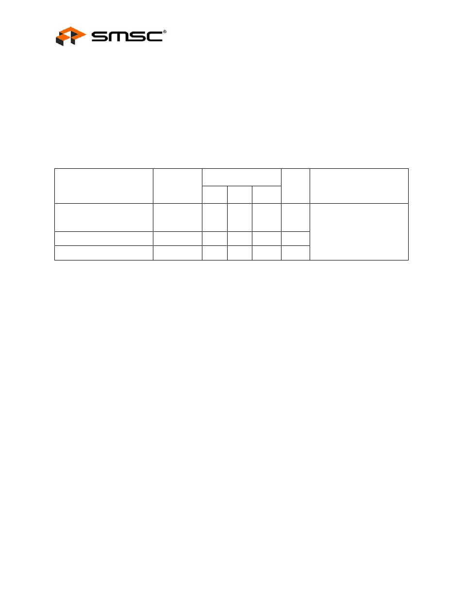 4 capacitance, Table 7.1 pin capacitance, Capacitance | SMSC USB2250i User Manual | Page 32 / 35