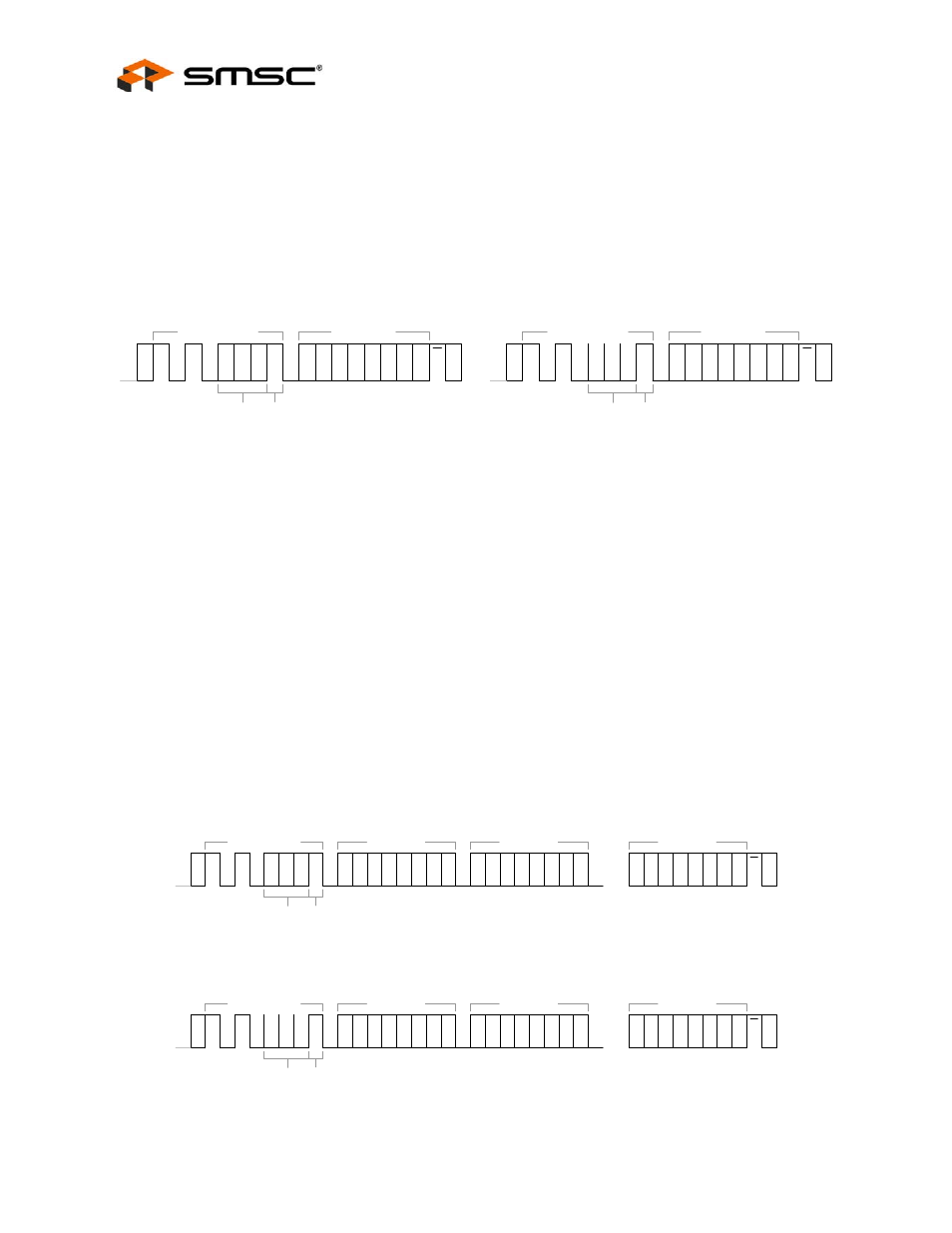 3 i2c eeprom byte read, Figure 10.4 i2c eeprom byte read, 4 i2c eeprom sequential byte reads | Figure 10.5 i2c eeprom sequential byte reads, I2c eeprom byte read, I2c eeprom sequential byte reads, Datasheet | SMSC LAN9312 User Manual | Page 142 / 458