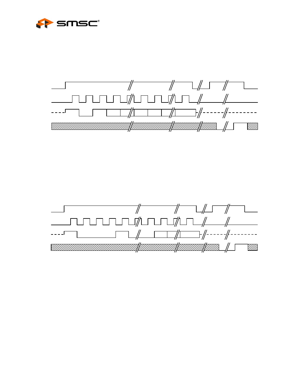 7 write (write location), Figure 10.12 eeprom write cycle, 8 wral (write all) | Figure 10.13 eeprom wral cycle, Write (write location), Wral (write all), Datasheet | SMSC LAN9312 User Manual | Page 148 / 458