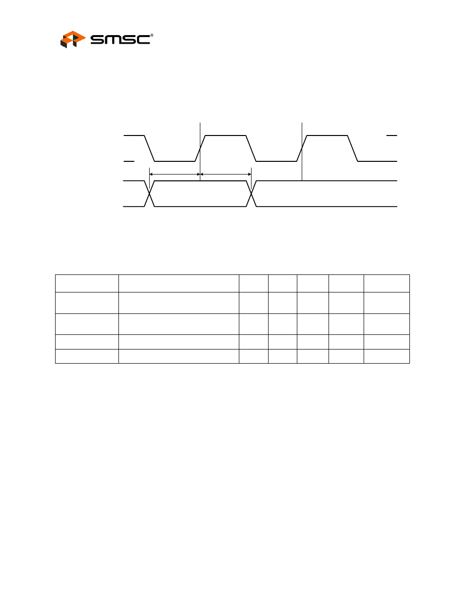 2 mii 10base-t tx/rx timings, Figure 6.4 10m mii receive timing diagram, Table 6.4 10m mii receive timing values | Mii 10base-t tx/rx timings | SMSC FlexPWR LAN8710i User Manual | Page 58 / 79