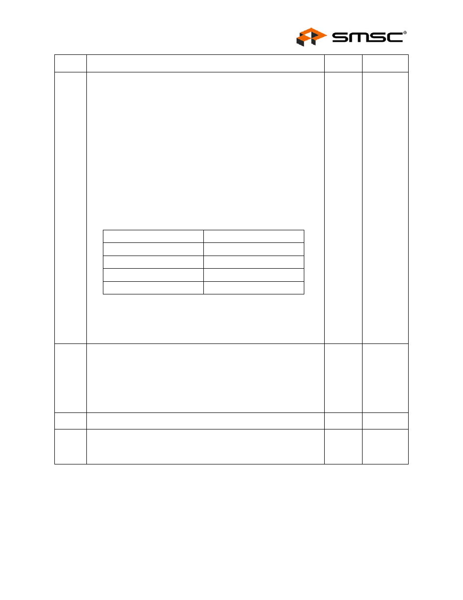 Datasheet | SMSC LAN9420 User Manual | Page 121 / 169