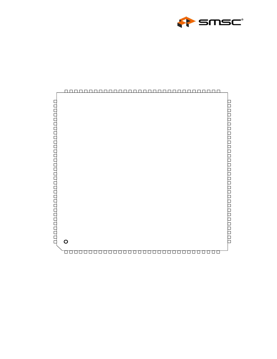 Chapter 2 pin description and configuration, Figure 2.1 lan9420/lan9420i 128-vtqfp (top view), Chapter 2 | Pin description and configuration, Datasheet, Top view | SMSC LAN9420 User Manual | Page 15 / 169