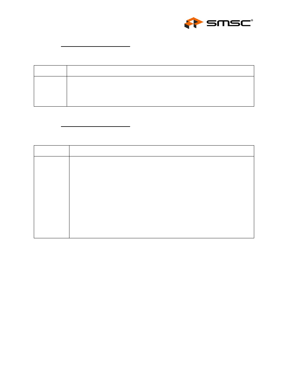 Table 3.11 tdes2 bit fields, Table 3.12 tdes3 bit fields, 3 initialization | Initialization, Datasheet | SMSC LAN9420 User Manual | Page 49 / 169