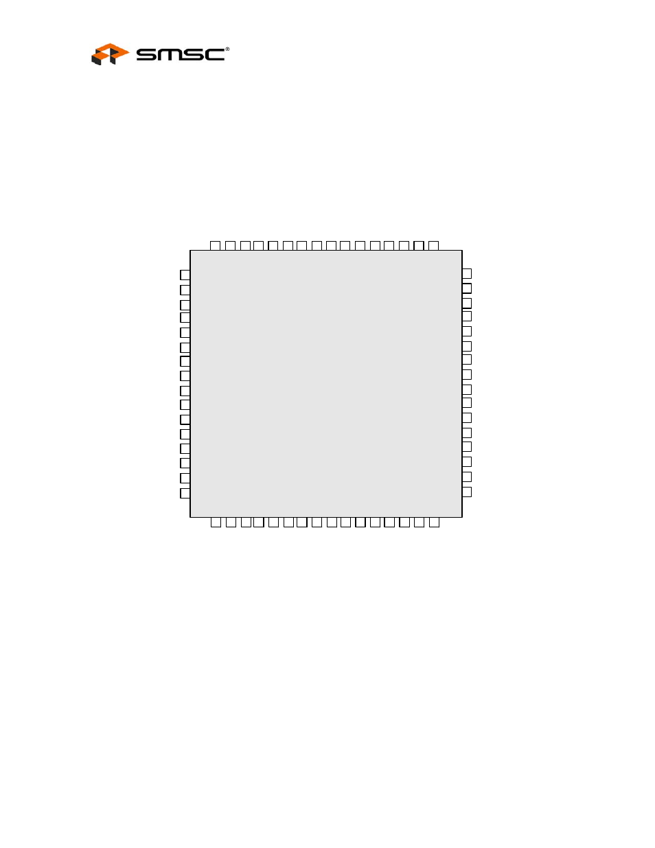 Chapter 3 pinout, Datasheet, Usb20h04 | SMSC USB20H04 User Manual | Page 8 / 35