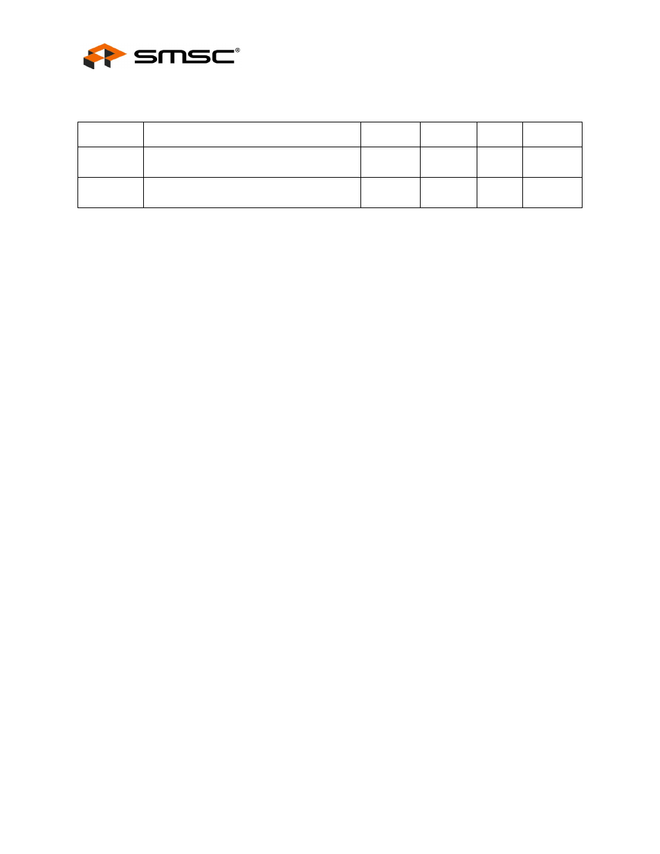 Table 4.13 turbo mii interface timing values, Datasheet | SMSC LAN9500 User Manual | Page 38 / 43