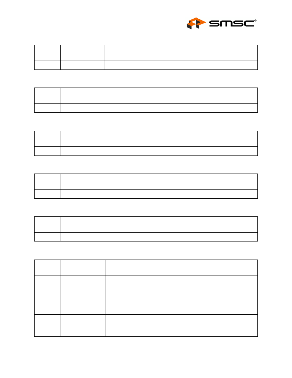 Datasheet | SMSC USB2503A User Manual | Page 27 / 43