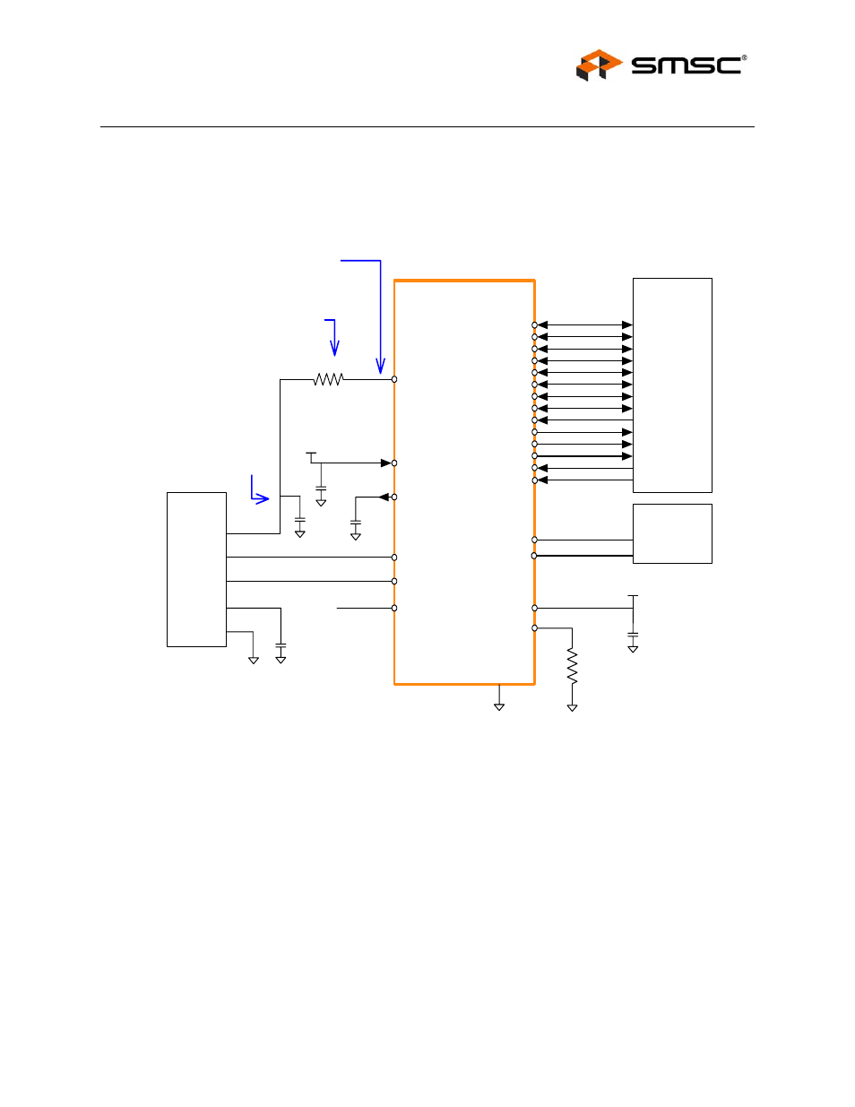 Application diagrams, Figure 3 usb3310 qfn application diagram (device), Product preview | Usb331x | SMSC 1.8V IO Voltage (10%) flexPWR USB3310 User Manual | Page 7 / 9