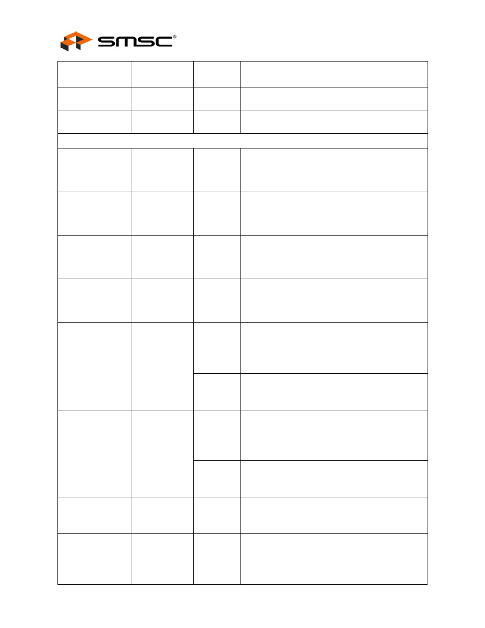 Datasheet | SMSC USB2601 User Manual | Page 16 / 29