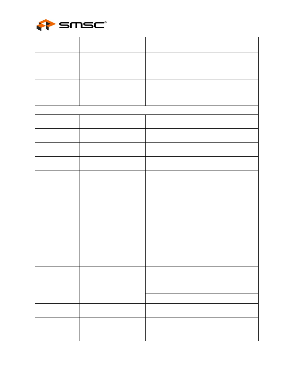 Datasheet | SMSC USB2601 User Manual | Page 18 / 29