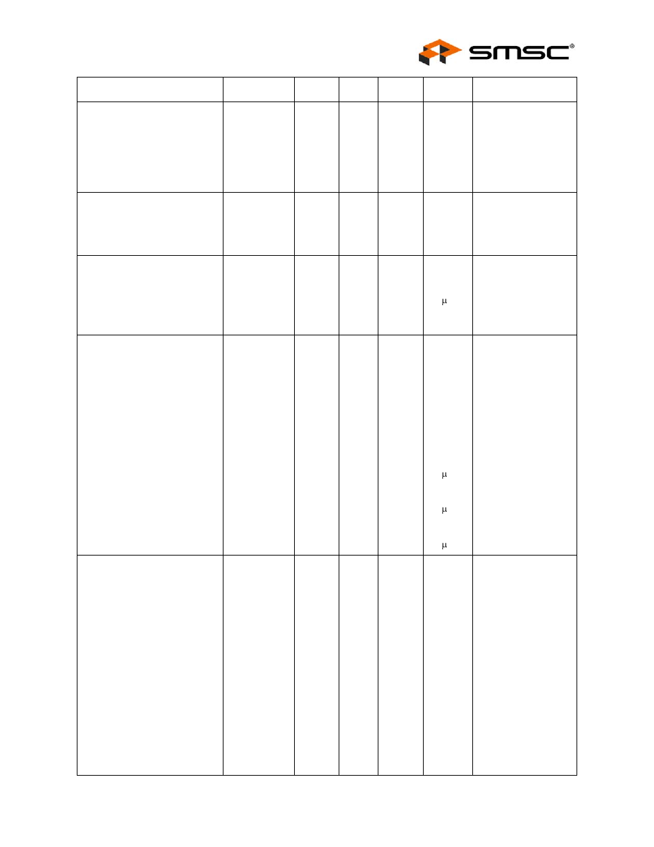 Datasheet | SMSC USB2601 User Manual | Page 23 / 29