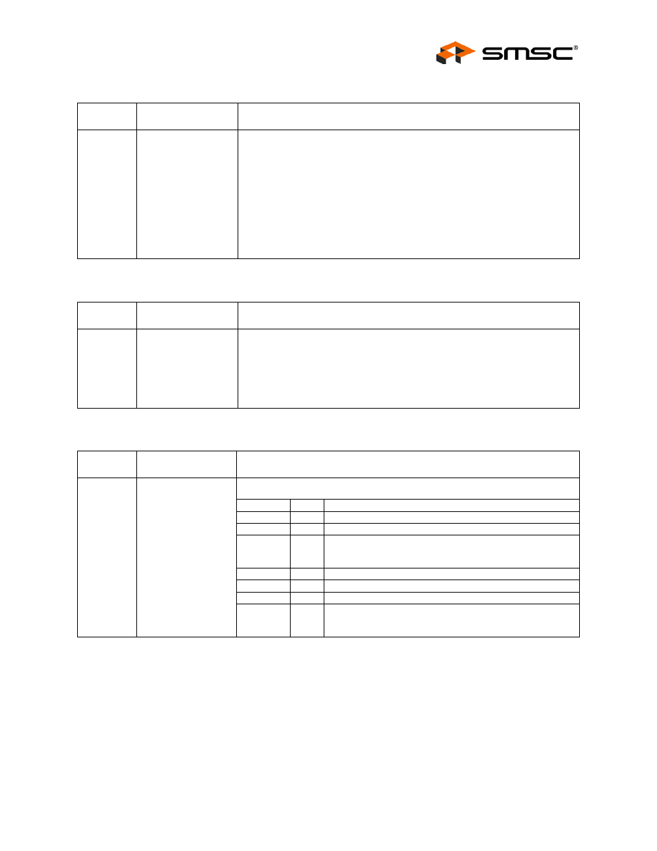 Register d0h: port interface delay timer (reset, Datasheet | SMSC USB2524 User Manual | Page 29 / 57