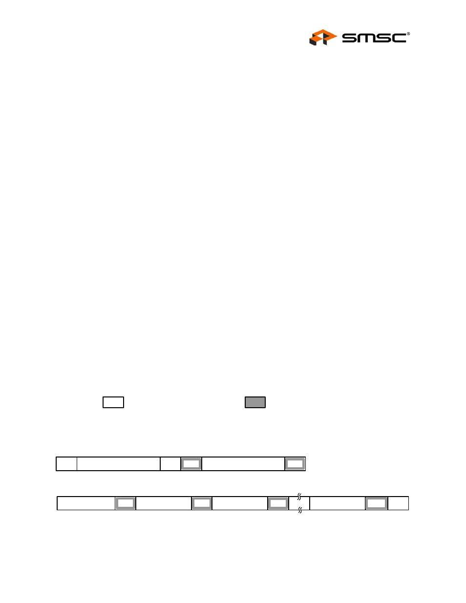 3 smbus slave interface, 1 bus protocols, Figure 7.1 smbus block write | Smbus slave interface 7.3.1, Bus protocols, Block read/write | SMSC USB2524 User Manual | Page 41 / 57