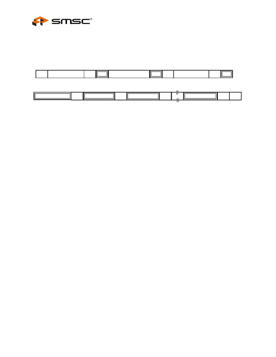 Figure 7.2 smbus block read, 2 invalid protocol response behavior, 3 general call address response | 4 slave device time-out, 5 stretching the sclk signal, 6 smbus timing, Invalid protocol response behavior, General call address response, Slave device time-out, Stretching the sclk signal | SMSC USB2524 User Manual | Page 42 / 57