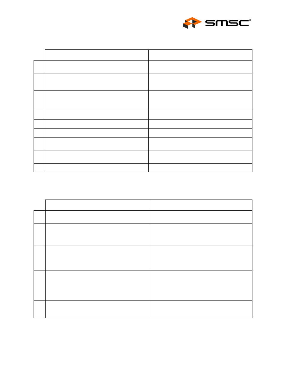 Table 10.2, Datasheet | SMSC LAN91C111 User Manual | Page 85 / 128