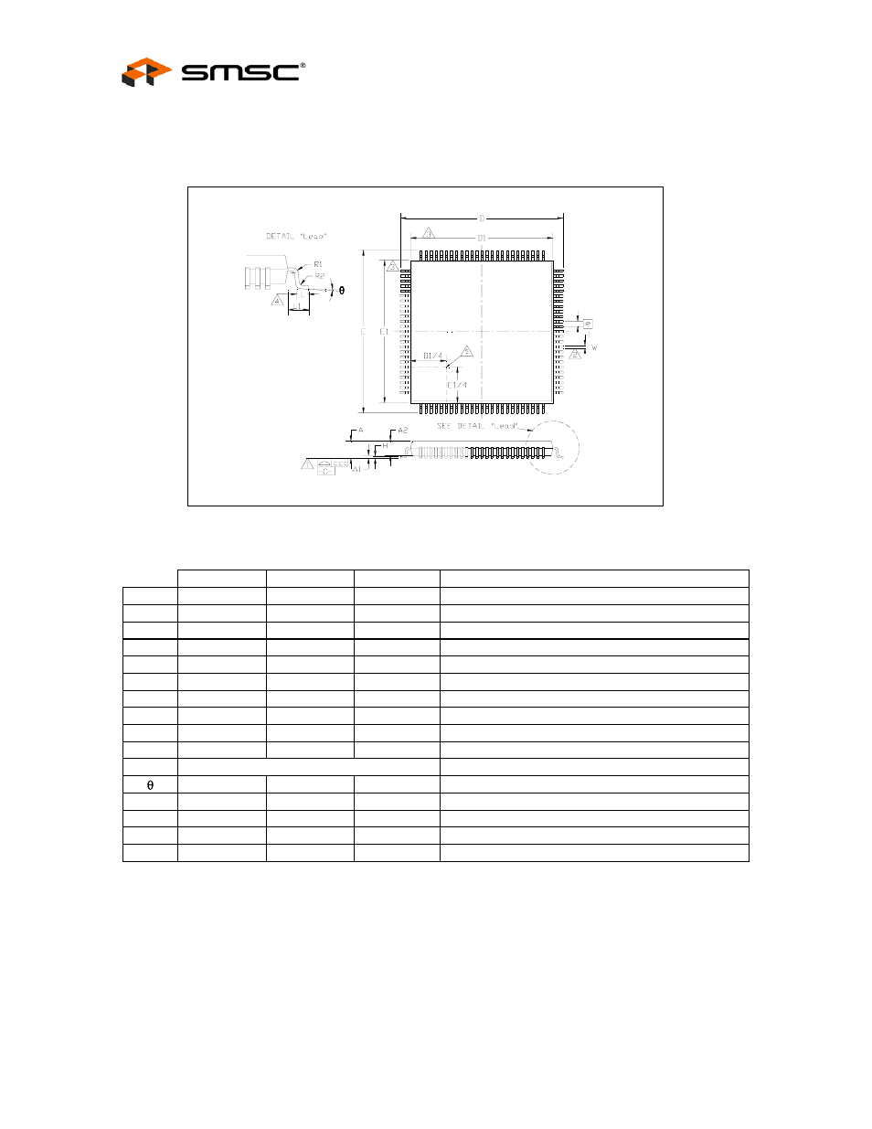 Chapter 9 package outline, Datasheet | SMSC USB97C242 User Manual | Page 20 / 23