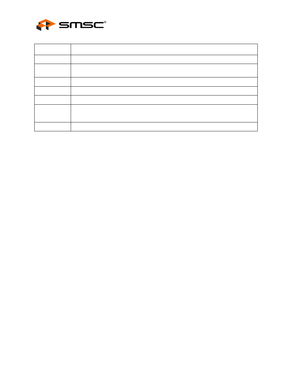 Datasheet | SMSC USB2507 User Manual | Page 14 / 44