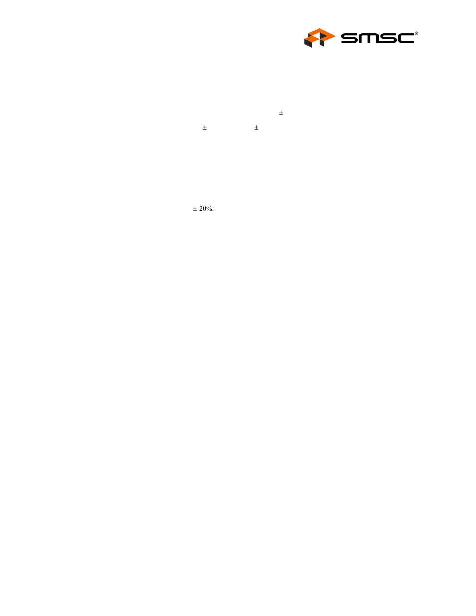 Chapter 8 ac specifications, 1 oscillator/clock, 1 smbus interface | 2 i2c eeprom, 3 usb 2.0, Chapter 8, Ac specifications, Oscillator/clock 8.1.1, Smbus interface, I2c eeprom | SMSC USB2507 User Manual | Page 43 / 44