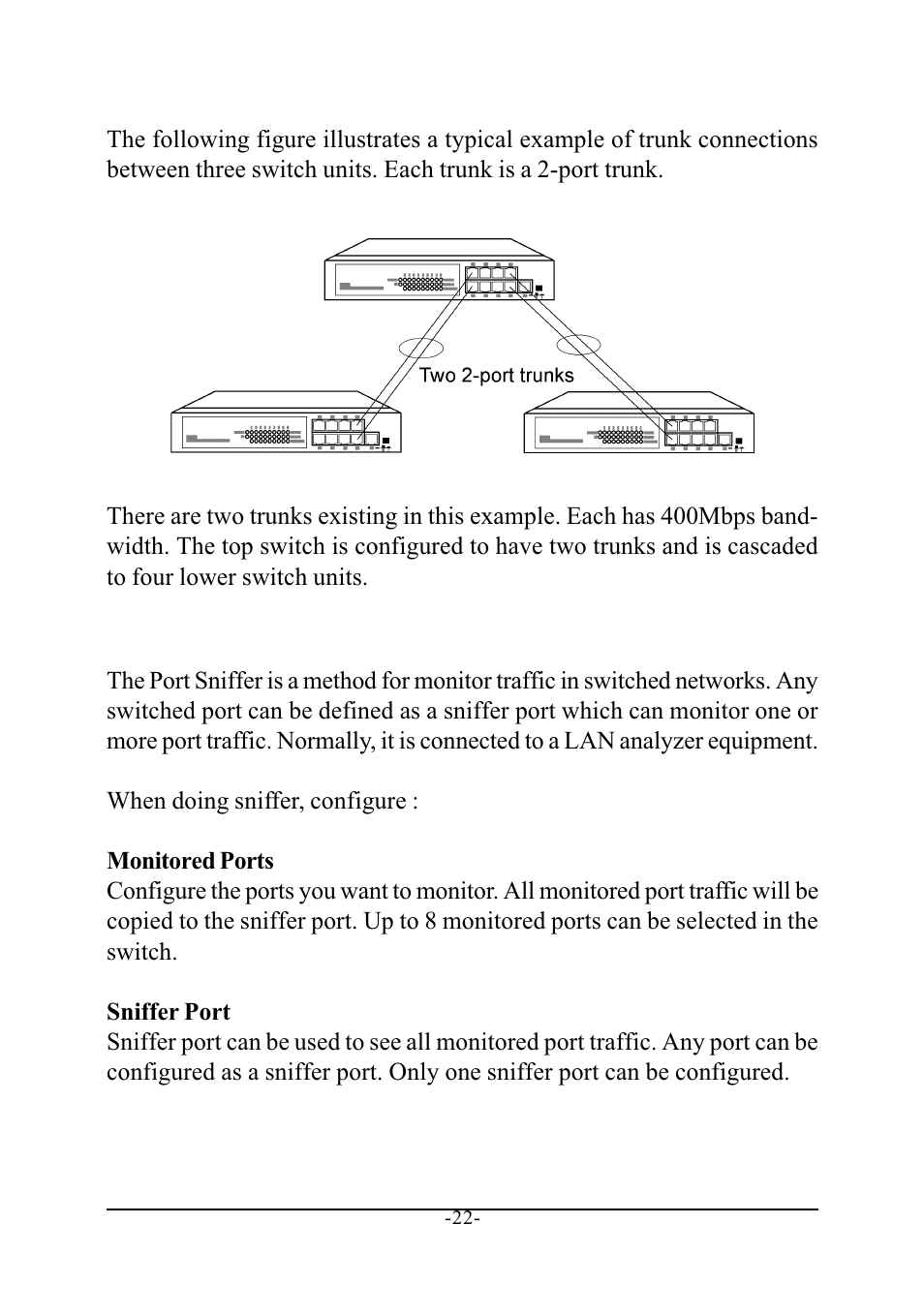 5 making sniffer | KTI Networks 10/100 FAST ETHERNET MANAGED KS-801 User Manual | Page 22 / 29