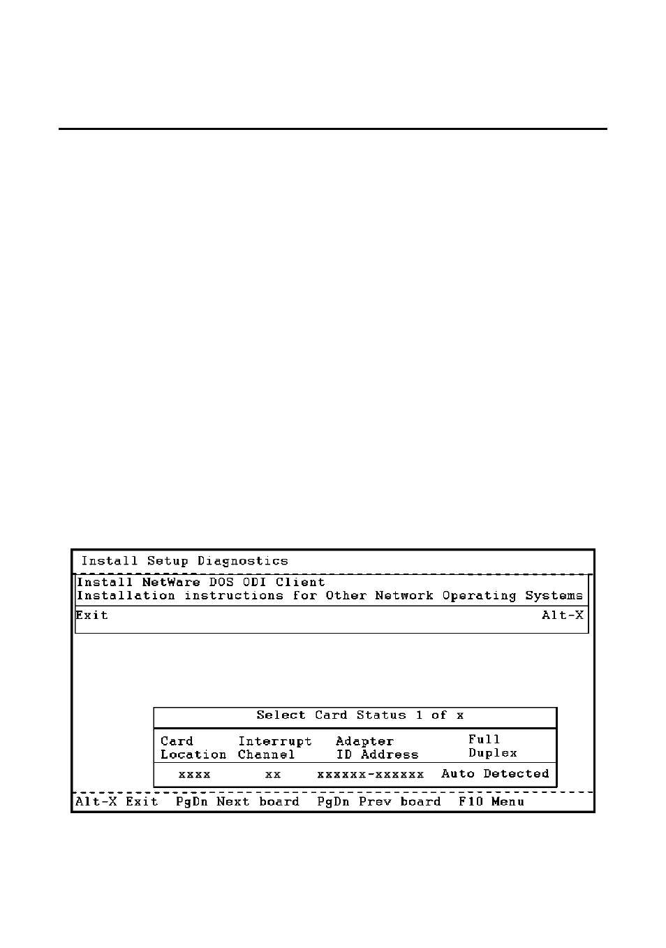 Setup program, 1 running setup program | KTI Networks KF223TX User Manual | Page 14 / 27