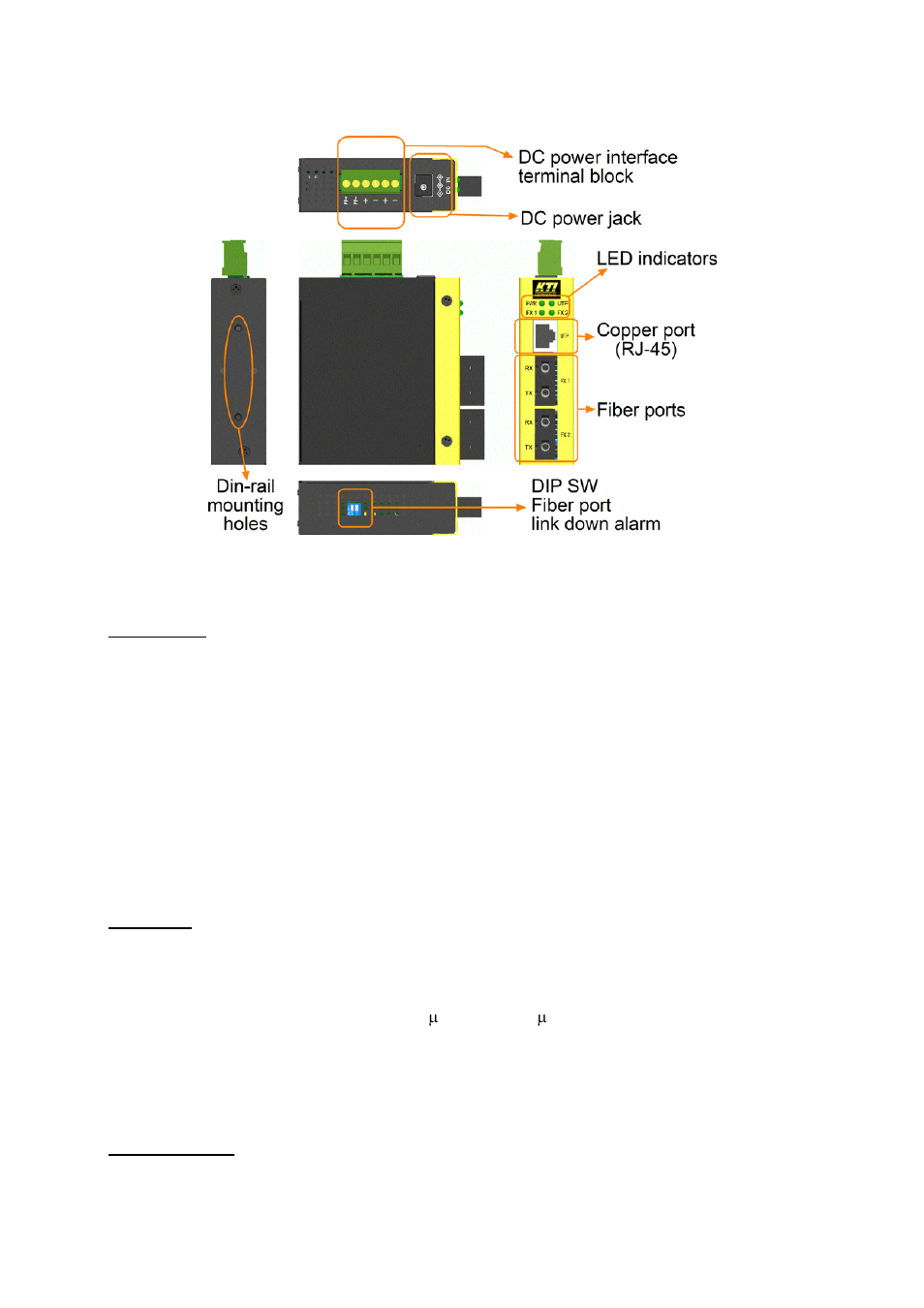 3 specifications | KTI Networks KSD-103-A Series User Manual | Page 7 / 20