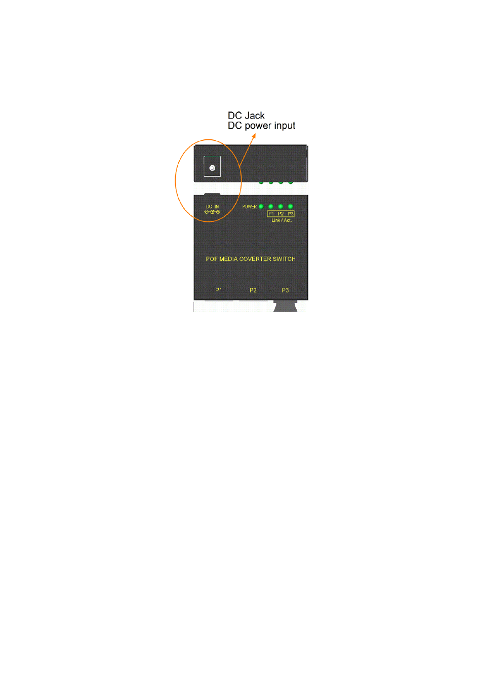 6 applying power with power adapter | KTI Networks KCD-303P-A1 User Manual | Page 13 / 18