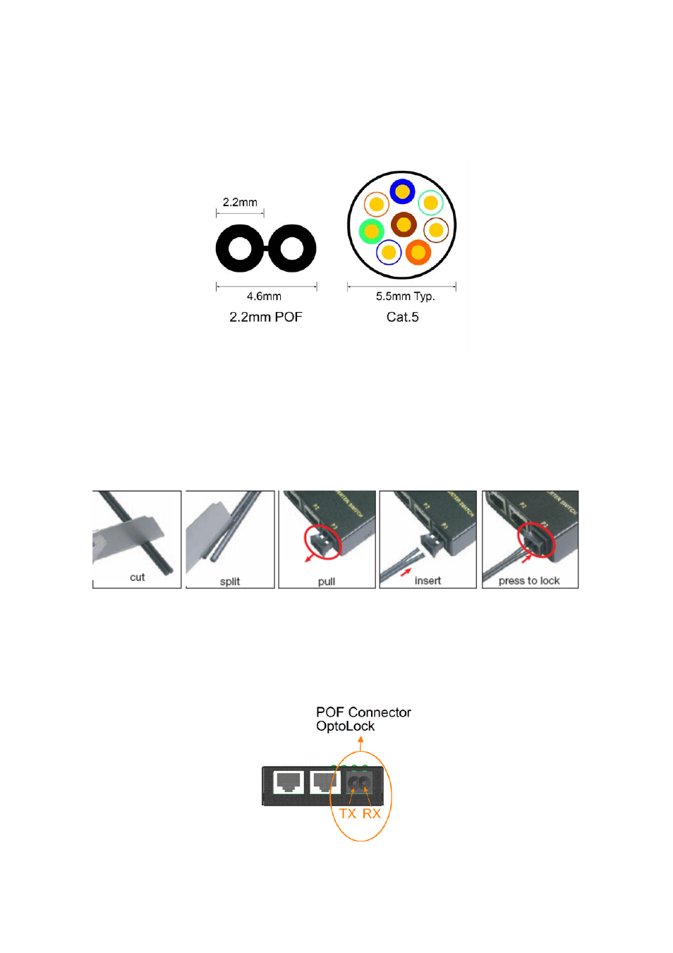 2 making pof connections | KTI Networks KCD-303P-A1 User Manual | Page 16 / 18