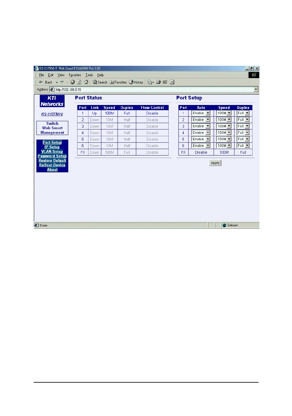 KTI Networks KS-117FM-V User Manual | Page 21 / 34